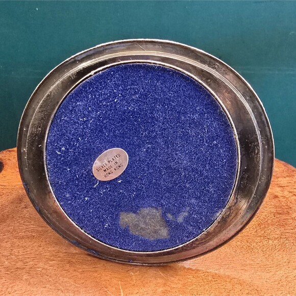 Vintage Giraffe Silverplate Ring Holder 3.75"x3.25"x3" Made In Hong Kong - Picture 6 of 6